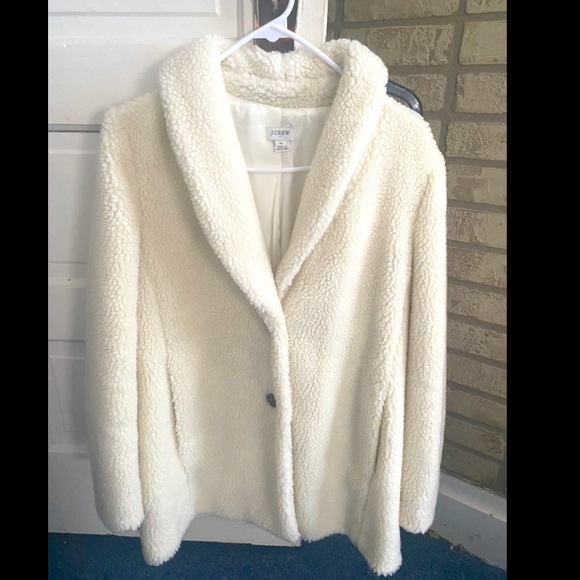 J Crew cream coat - Picture 1 of 2